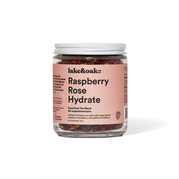 Raspberry Rose Hydrate – Lake & Oak Tea Co.