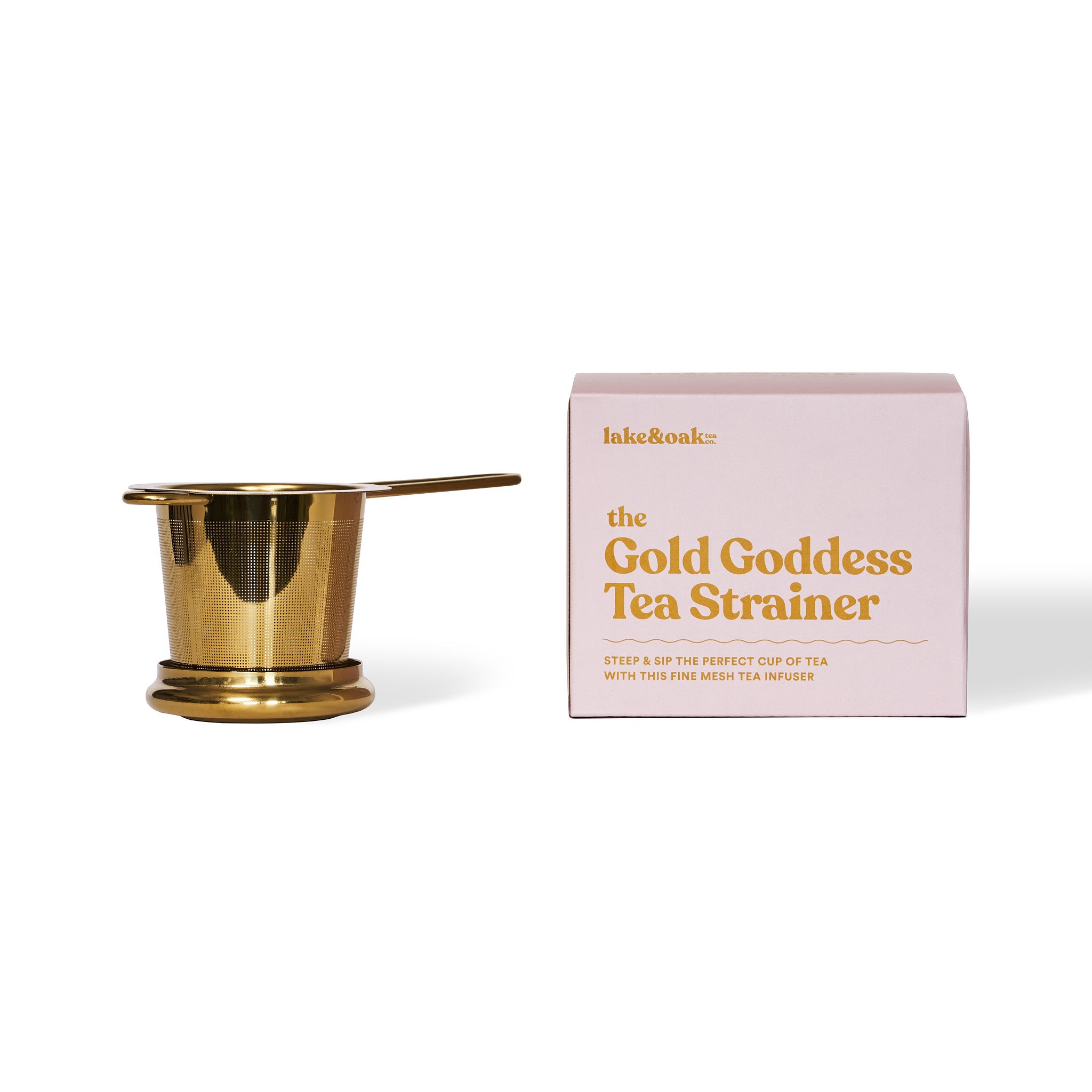 Gold Goddess Tea Strainer
